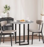 VidaXL Tafelblad Grijs sonoma 80 x 80 x 1,5 cm Bewerkt hout