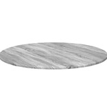 VidaXL Tafelblad Grijs sonoma 80 x 80 x 1,5 cm Bewerkt hout