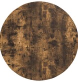 VidaXL Tafelblad Gerookt eiken 80 x 80 x 1,5 cm Bewerkt hout