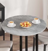 VidaXL Tafelblad Betongrijs 80 x 80 x 1,5 cm Bewerkt hout