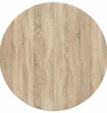 VidaXL Tafelblad Sonoma eiken 80 x 80 x 1,5 cm Bewerkt hout