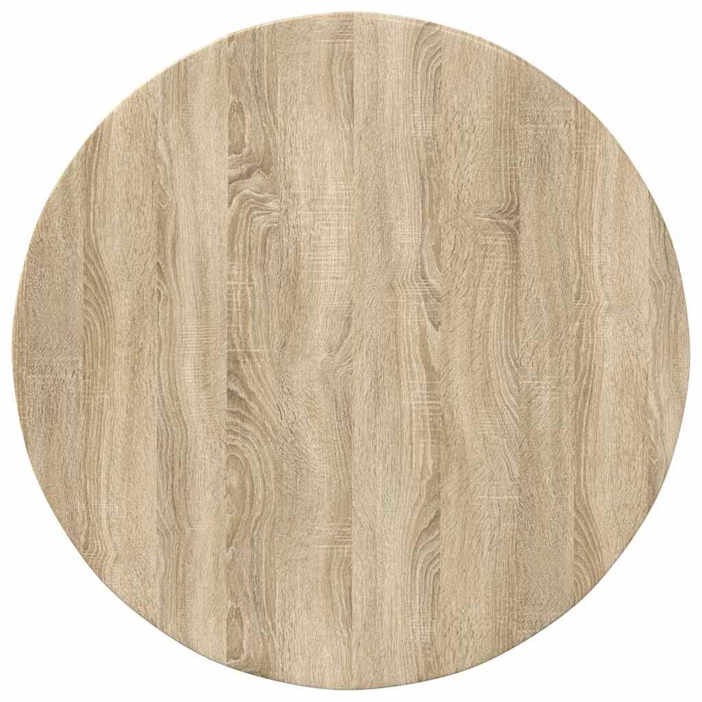 VidaXL Tafelblad Sonoma eiken 80 x 80 x 1,5 cm Bewerkt hout