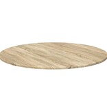 VidaXL Tafelblad Sonoma eiken 80 x 80 x 1,5 cm Bewerkt hout
