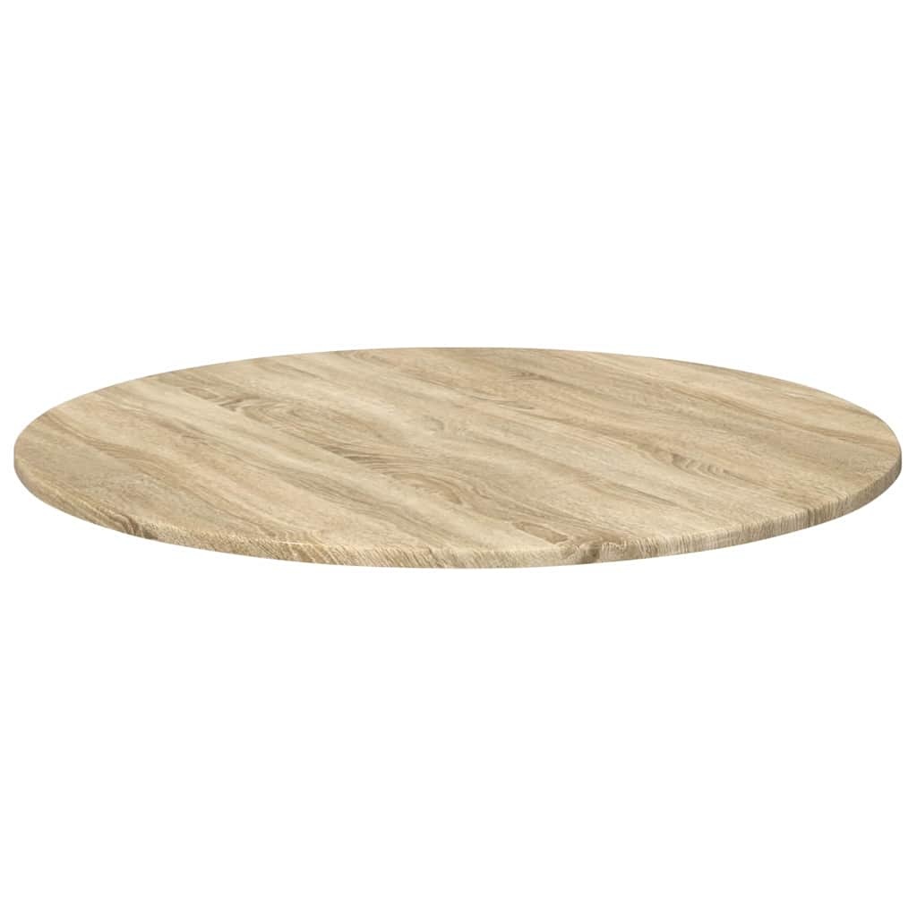 VidaXL Tafelblad Sonoma eiken 80 x 80 x 1,5 cm Bewerkt hout