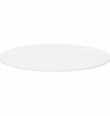 VidaXL Tafelblad Wit 80 x 80 x 1,5 cm Bewerkt hout