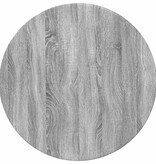 VidaXL Tafelblad Grijs sonoma 70 x 70 x 1,5 cm Bewerkt hout