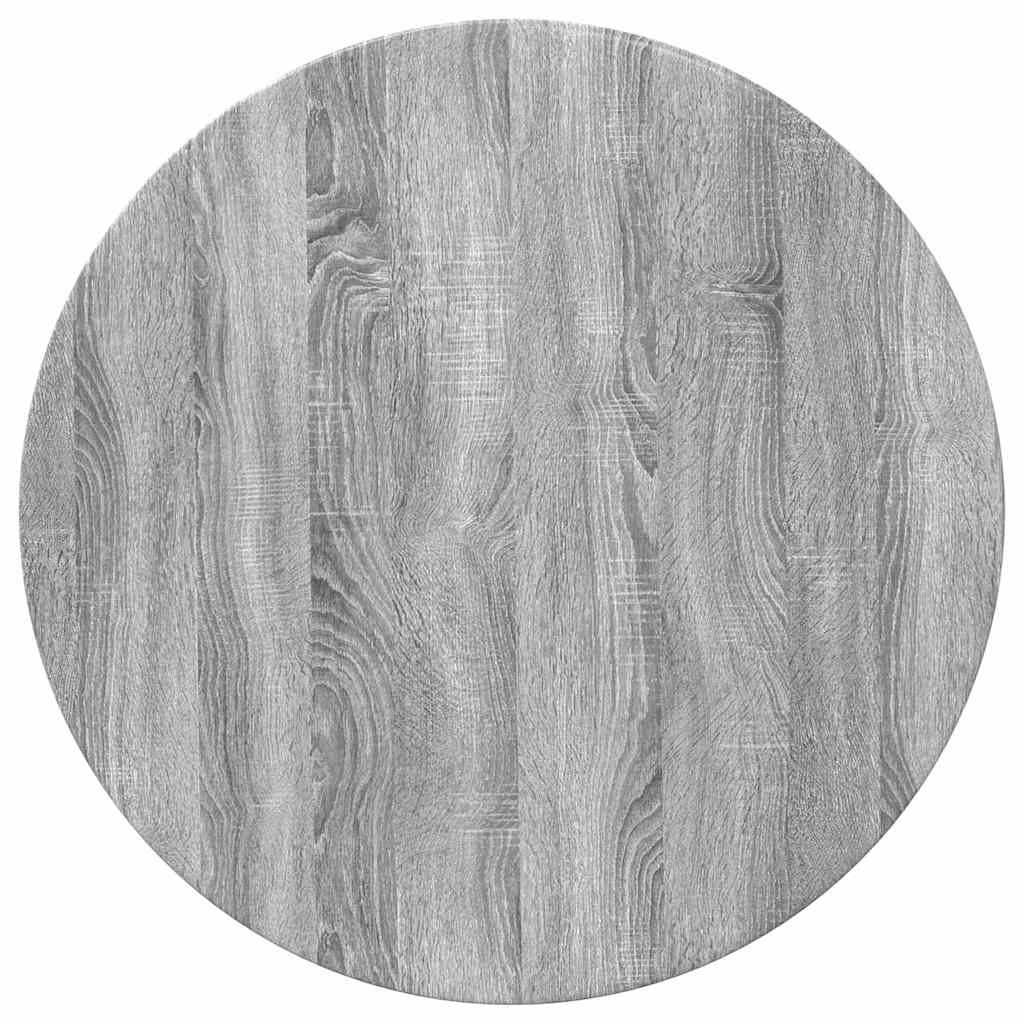 VidaXL Tafelblad Grijs sonoma 70 x 70 x 1,5 cm Bewerkt hout