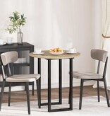 VidaXL Tafelblad Sonoma eiken 70 x 70 x 1,5 cm Bewerkt hout