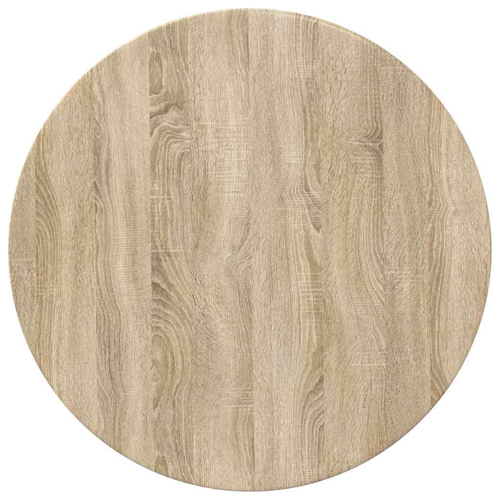 VidaXL Tafelblad Sonoma eiken 70 x 70 x 1,5 cm Bewerkt hout