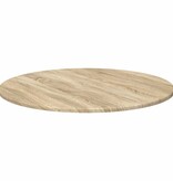 VidaXL Tafelblad Sonoma eiken 70 x 70 x 1,5 cm Bewerkt hout