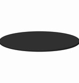 VidaXL Tafelblad Zwart 70 x 70 x 1,5 cm Bewerkt hout