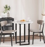 VidaXL Tafelblad Wit 70 x 70 x 1,5 cm Bewerkt hout