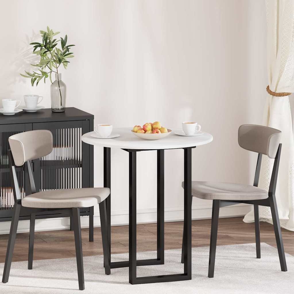 VidaXL Tafelblad Wit 70 x 70 x 1,5 cm Bewerkt hout