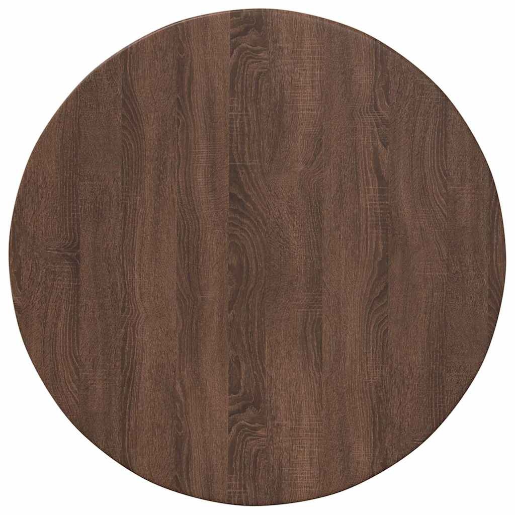 VidaXL Tafelblad bruin eikenkleur 60 x 60 x 1,5 cm Bewerkt hout