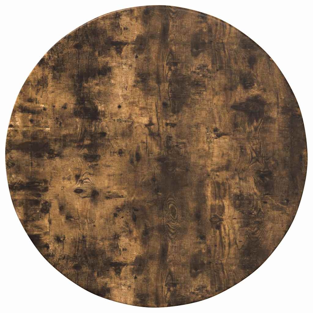 VidaXL Tafelblad Gerookt eiken 60 x 60 x 1,5 cm Bewerkt hout