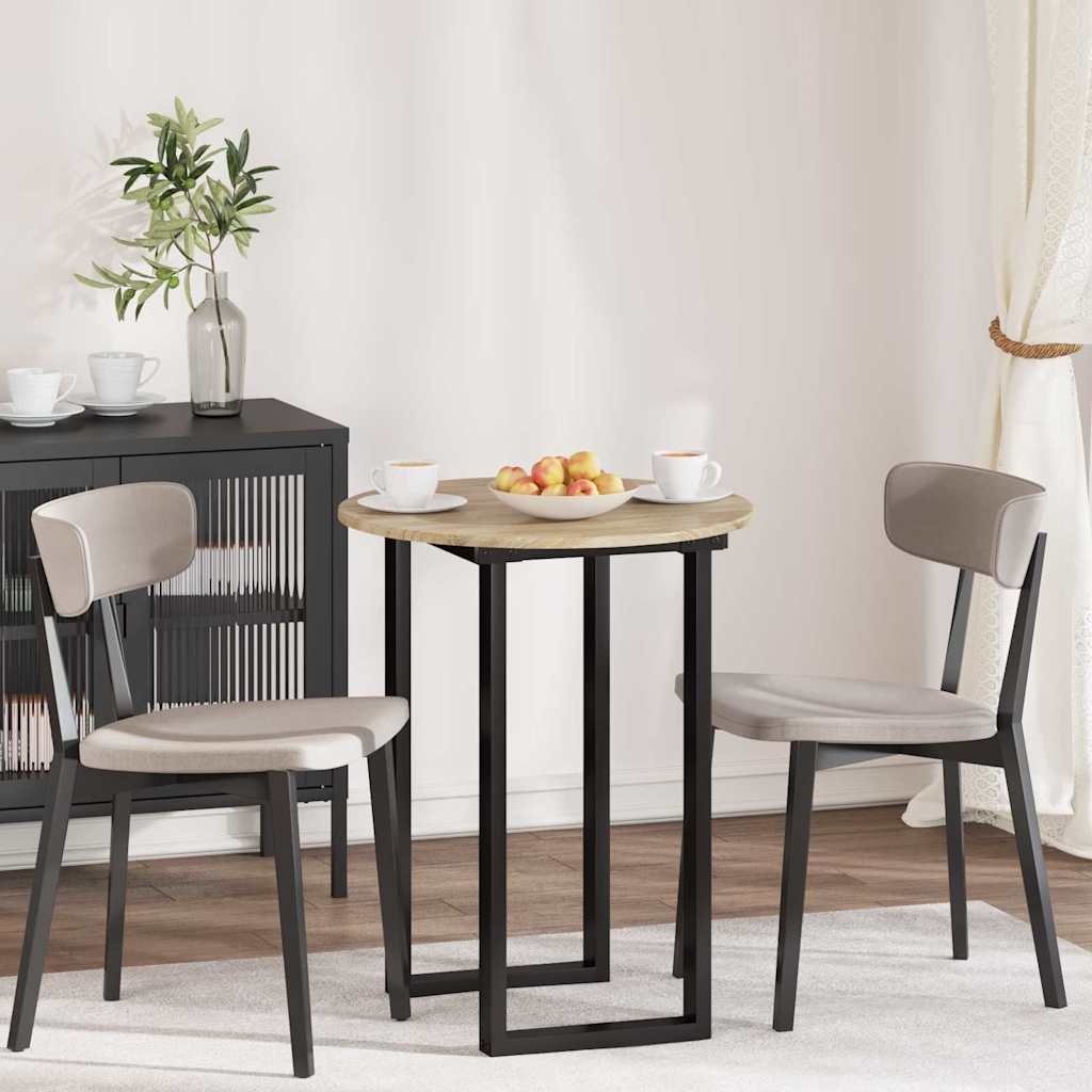 VidaXL Tafelblad Sonoma eiken 60 x 60 x 1,5 cm Bewerkt hout