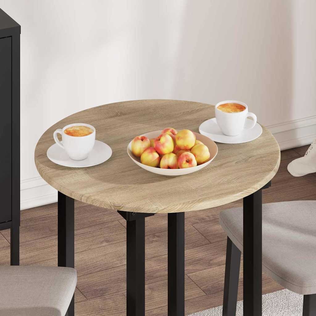 VidaXL Tafelblad Sonoma eiken 60 x 60 x 1,5 cm Bewerkt hout