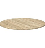 VidaXL Tafelblad Sonoma eiken 60 x 60 x 1,5 cm Bewerkt hout