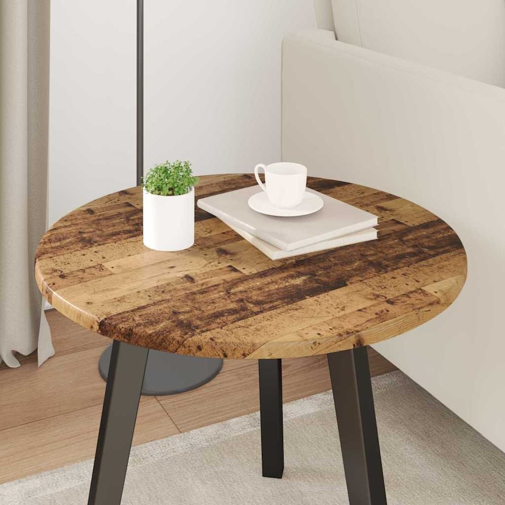 VidaXL Tafelblad Oud hout 50 x 50 x 1,5 cm Bewerkt hout