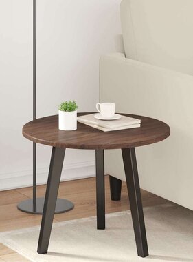 VidaXL Tafelblad bruin eikenkleur 50 x 50 x 1,5 cm Bewerkt hout