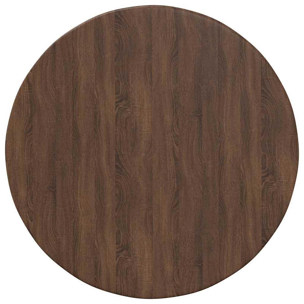 VidaXL Tafelblad bruin eikenkleur 50 x 50 x 1,5 cm Bewerkt hout