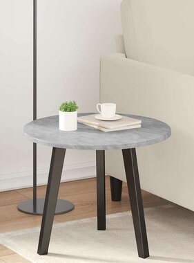 VidaXL Tafelblad Betongrijs 50 x 50 x 1,5 cm Bewerkt hout