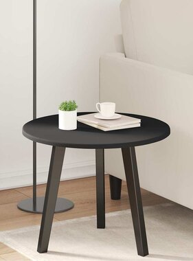 VidaXL Tafelblad Zwart 50 x 50 x 1,5 cm Bewerkt hout