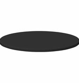 VidaXL Tafelblad Zwart 50 x 50 x 1,5 cm Bewerkt hout