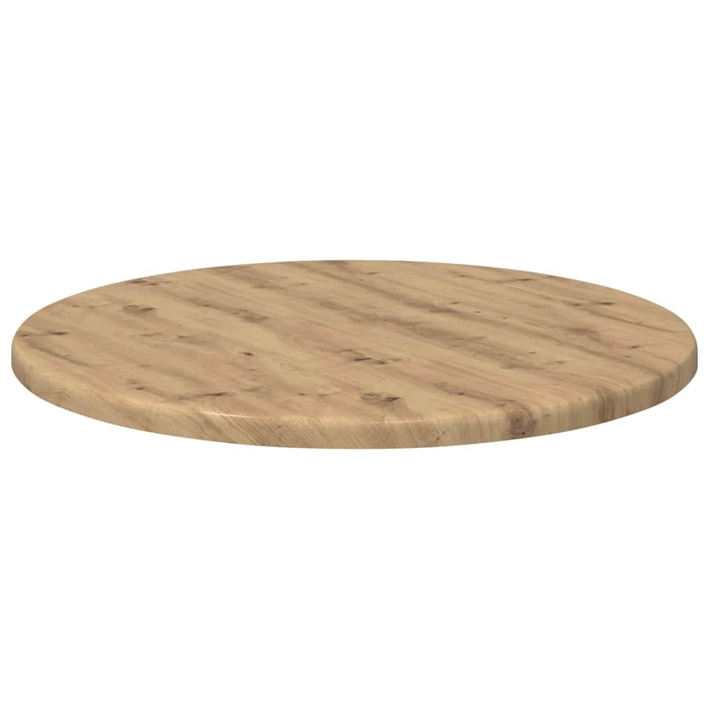 VidaXL Tafelblad artisanaal eikenkleurig 40 x 40 x 1,5 cm Bewerkt hout