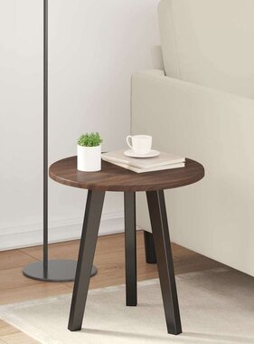 VidaXL Tafelblad bruin eikenkleur 40 x 40 x 1,5 cm Bewerkt hout