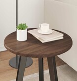 VidaXL Tafelblad bruin eikenkleur 40 x 40 x 1,5 cm Bewerkt hout