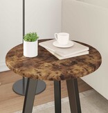 VidaXL Tafelblad Gerookt eiken 40 x 40 x 1,5 cm Bewerkt hout