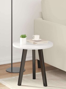 VidaXL Tafelblad Hoogglans wit 40 x 40 x 1,5 cm Bewerkt hout