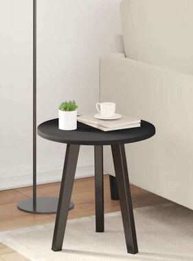 VidaXL Tafelblad Zwart 40 x 40 x 1,5 cm Bewerkt hout