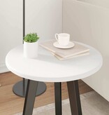 VidaXL Tafelblad Wit 40 x 40 x 1,5 cm Bewerkt hout