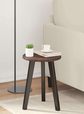 VidaXL Tafelblad bruin eikenkleur 30 x 30 x 1,5 cm Bewerkt hout