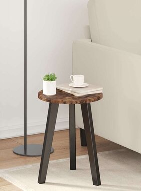 VidaXL Tafelblad Gerookt eiken 30 x 30 x 1,5 cm Bewerkt hout