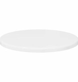 VidaXL Tafelblad Hoogglans wit 30 x 30 x 1,5 cm Bewerkt hout