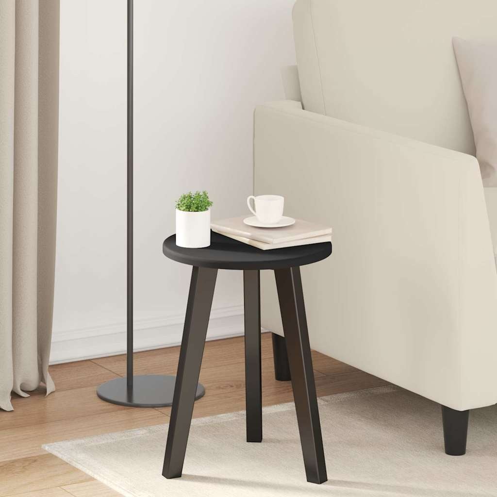 VidaXL Tafelblad Zwart 30 x 30 x 1,5 cm Bewerkt hout