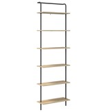 VidaXL Boekenkast Sonoma eiken 60 x 24 x 203 cm Bewerkt hout