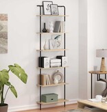 VidaXL Boekenkast Sonoma eiken 60 x 24 x 203 cm Bewerkt hout