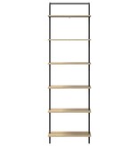 VidaXL Boekenkast Sonoma eiken 60 x 24 x 203 cm Bewerkt hout