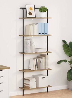 VidaXL Boekenkast artisanaal eikenkleurig 60 x 24 x 168 cm