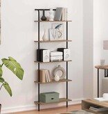 VidaXL Boekenkast artisanaal eikenkleurig 60 x 24 x 168 cm