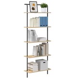 VidaXL Boekenkast Sonoma eiken 60 x 24 x 168 cm Bewerkt hout