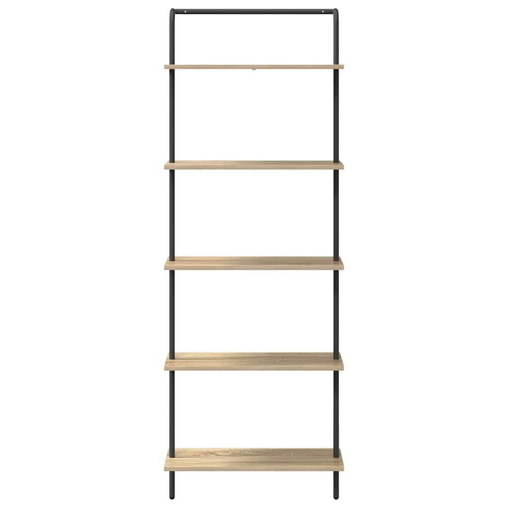 VidaXL Boekenkast Sonoma eiken 60 x 24 x 168 cm Bewerkt hout