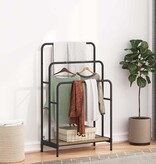 VidaXL Kledingrek met plank artisanaal eikenkleurig 60 x 30 x 100.5 cm