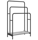 VidaXL Kledingrek Grijs sonoma 60 x 30 x 100.5 cm Bewerkt hout