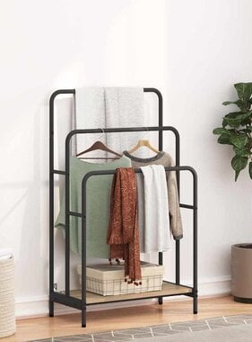 VidaXL Kledingrek Sonoma eiken 60 x 30 x 100.5 cm Bewerkt hout