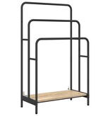 VidaXL Kledingrek Sonoma eiken 60 x 30 x 100.5 cm Bewerkt hout